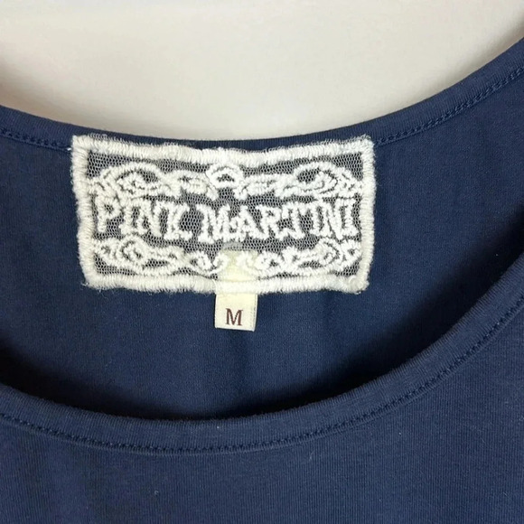 Pink Martini,  navy tank. - Picture 3 of 7